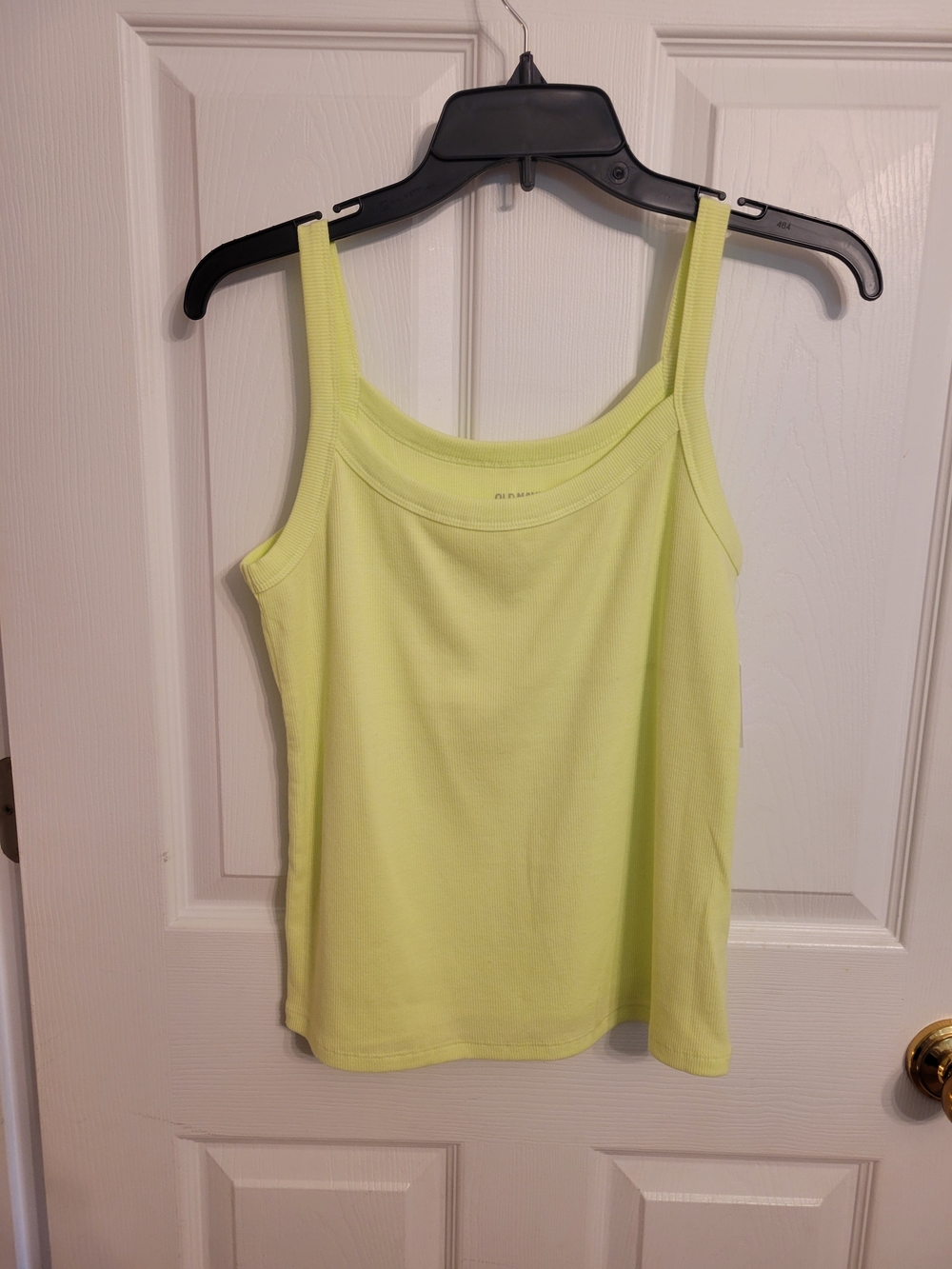 Old Navy Neon Green Scoop Neck Tank Top